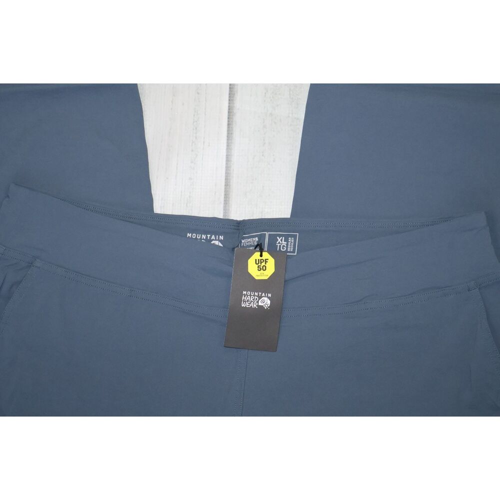 NEW Mountain Hardwear Dynama Pants Women’s XL Hiking Quick Drying UPF Moon Blue - Picture 6 of 11